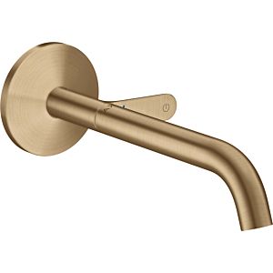 hansgrohe Axor One trim kit 48112140 concealed basin mixer, with spout 220mm, brushed bronze