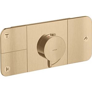 hansgrohe Axor One trim kit 45713140 concealed thermostat module, 3 outlets, brushed bronze
