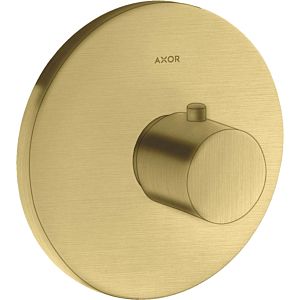 hansgrohe Axor Uno trim set 38375950 concealed thermostat, brushed brass