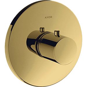 hansgrohe Axor Uno trim set 38375990 concealed thermostat, polished gold optic