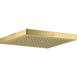 hansgrohe Axor Starck overhead shower 10924950 ceiling concealed installation, 240x240mm, 1jet, brushed brass