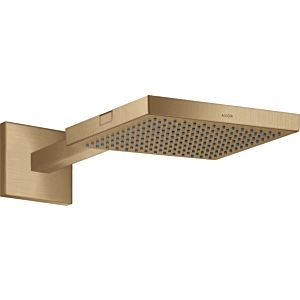 hansgrohe Axor Starck overhead shower 10925140 with shower arm, wall mounting, 240x240mm, 1jet, brushed bronze