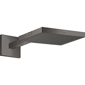 hansgrohe Axor Starck overhead shower 10925340 with shower arm, wall mounting, 240x240mm, 1jet, brushed black chrome
