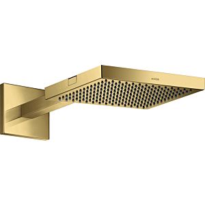 hansgrohe Axor Starck overhead shower 10925990 with shower arm, wall mounting, 240x240mm, 1jet, polished gold optic