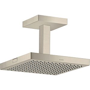 hansgrohe Axor Starck overhead shower 10929820 with ceiling connection, 240x240mm, 1jet, brushed nickel