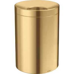 hansgrohe Axor waste bin 42872250 free-standing, brushed gold optic