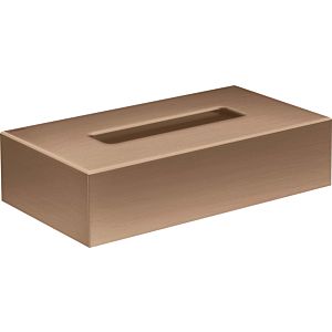 hansgrohe Axor facial tissue box 42873310 265x145mm, wall mounting, brushed red gold