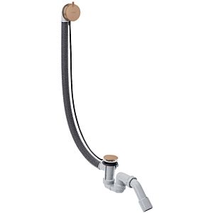 hansgrohe Flexaplus complete set 58318310 waste and overflow set, brushed red gold
