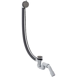 hansgrohe Flexaplus complete set 58318340 waste and overflow set, brushed black chrome