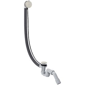 hansgrohe Flexaplus complete set 58318800 waste and overflow set, stainless steel optic