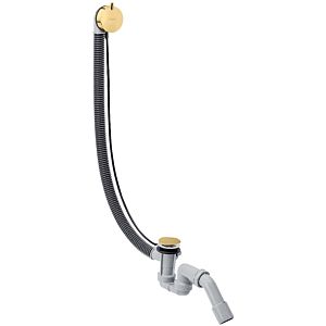 hansgrohe Flexaplus complete set 58318990 waste and overflow set, polished gold optic