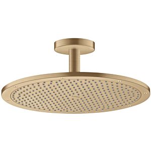 hansgrohe Axor overhead shower 26035140 with ceiling connection, brushed bronze