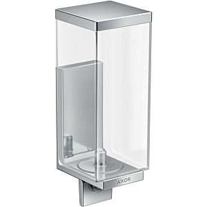 hansgrohe Axor Universal Rectangular dispenser 42610000 glass, wall mounting, chrome