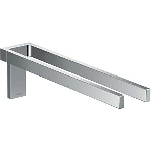 hansgrohe Axor Universal Rectangular towel rail 42622000 380mm, two arms, fixed, chrome