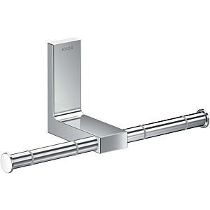 hansgrohe Axor Universal Rectangular toilet roll holder 42657000 double, wall mounting, chrome