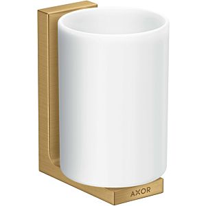 hansgrohe Axor tooth cup 42604250 glass, wall mounting, brushed gold optic