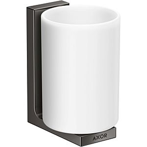 hansgrohe Axor tooth cup 42604330 glass, wall mounting, polished black chrome