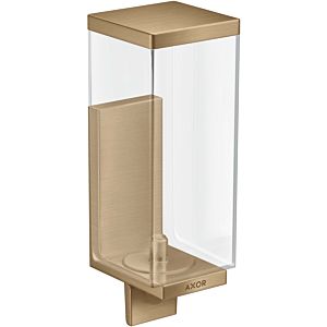 hansgrohe Axor Lotionsspender 42610140 Glas, Wandmontage, brushed bronze