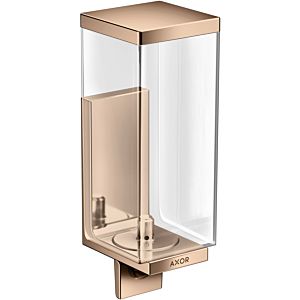 hansgrohe Axor Lotionsspender 42610300 Glas, Wandmontage, polished red gold