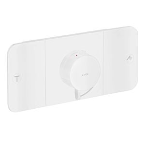 hansgrohe Axor One trim kit 45712700 concealed thermostat module, 2 outlets, matt white