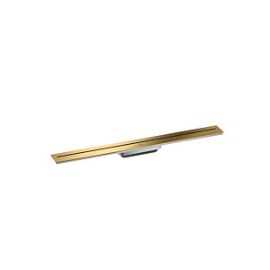 hansgrohe Drain shower drain 42526990 800mm, ready-made set, for wall mounting, polished gold optic