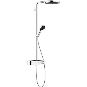 hansgrohe Pulsify S Showerpipe 24220000 avec thermostat de douche Shower Tablet Select 400, chromé