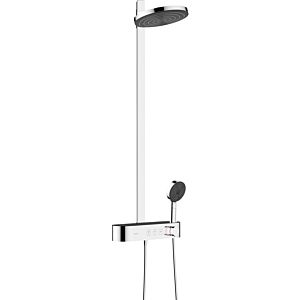 hansgrohe Pulsify S Showerpipe 24240000 mit Brausethermostat Shower Tablet Select 400, chrom