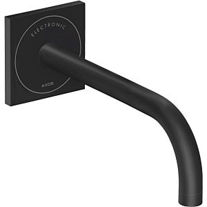 hansgrohe Axor Uno electronic basin mixer 38120670 UP, with spout 225mm, for wall mounting, matt black