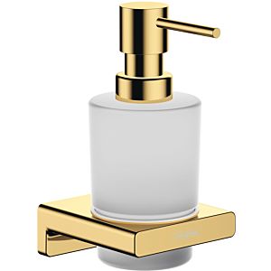 hansgrohe AddStoris dispenser 41745990 wall mounting, glass insert, metal, polished gold optic