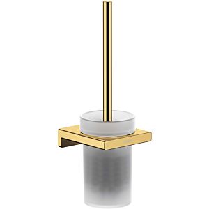 hansgrohe AddStoris WC-Bürstengarnitur 41752990 Wandmontage, Metall, Glas, polished gold optic