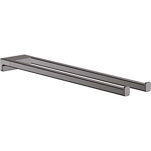 hansgrohe AddStoris towel rail 41770340 length 445mm, two arms, wall mounting, metal, brushed black chrome