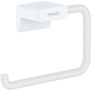 hansgrohe AddStoris toilet roll holder 41771700 without cover, wall mounting, metal, matt white