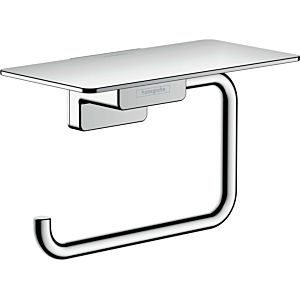 hansgrohe AddStoris paper roll holder 41772000 with shelf, wall mounting, metal, chrome
