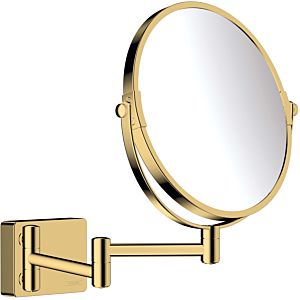 hansgrohe AddStoris shaving mirror 41791990 wall mounting, polished gold optic