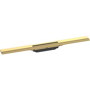 hansgrohe RainDrain Flex shower channel 56043990 70cm, finish set, can be shortened, polished gold optic