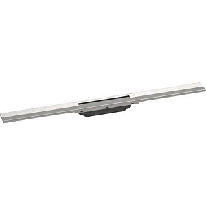 hansgrohe RainDrain Flex shower channel 56044800 80cm, finish set, can be shortened, stainless steel look