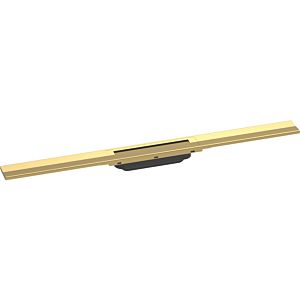hansgrohe RainDrain Flex shower channel 56044990 80cm, finish set, can be shortened, polished gold optic