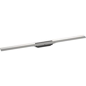 hansgrohe RainDrain Flex shower channel 56046800 100cm, finish set, can be shortened, stainless steel look
