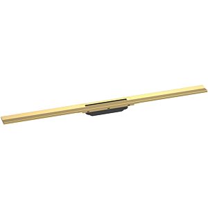 hansgrohe RainDrain Flex shower channel 56046990 100cm, finish set, can be shortened, polished gold optic