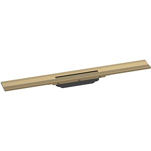 hansgrohe RainDrain Flex shower channel 56050140 70cm, finish set, can be shortened, for wall mounting, brushed bronze