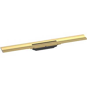 hansgrohe RainDrain Flex shower channel 56050990 70cm, finish set, can be shortened, for wall mounting, polished gold optic
