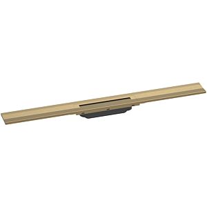 hansgrohe RainDrain Flex shower channel 56051140 80cm, finish set, can be shortened, for wall mounting, brushed bronze