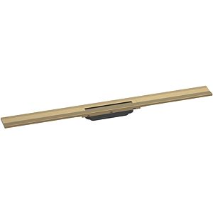 hansgrohe RainDrain Flex shower channel 56052140 90cm, finish set, can be shortened, for wall mounting, brushed bronze