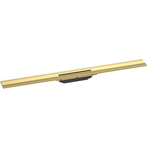 hansgrohe RainDrain Flex shower channel 56052990 90cm, finish set, can be shortened, for wall mounting, polished gold optic