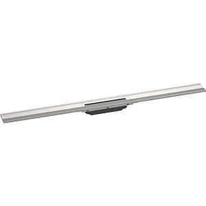 hansgrohe RainDrain Flex shower channel 56053800 100cm, finish set, can be shortened, for wall mounting, stainless steel optic