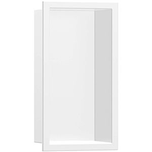 hansgrohe XtraStoris wall niche 56057700 30x15x10cm, with integrated Rahmen , matt white