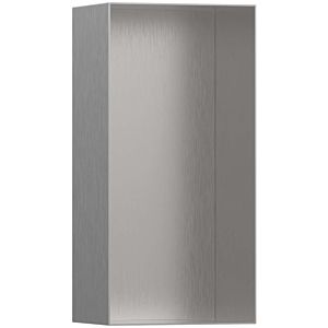 hansgrohe XtraStoris wall niche 56070800 30x15x10cm, with open Rahmen , Stainless Steel Optic