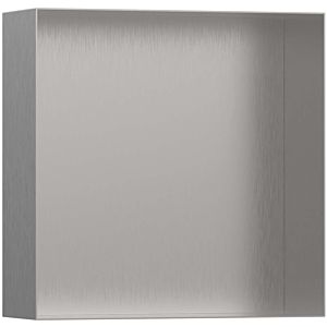 hansgrohe XtraStoris wall niche 56073800 30x30x10cm, with open Rahmen , Stainless Steel Optic
