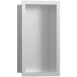 hansgrohe XtraStoris wall niche 56094800 30x15x10cm, with design Stainless Steel , match0 brushed, Stainless Steel optic