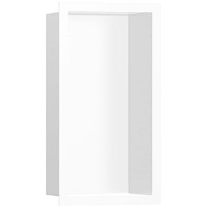 hansgrohe XtraStoris wall niche 56096700 30x15x10cm, with design frame, matt white, matt white